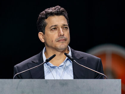 Israel's Minister of Diaspora Affairs and Combating Anti-Semitism, Amichai Chikli, speaks