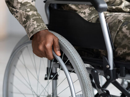 soldier veteran wheelchair